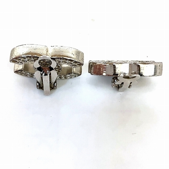 Chanel Chanel Coco Mark Metal Earrings Metal Earrings in Good Condition - Picture 8 of 9